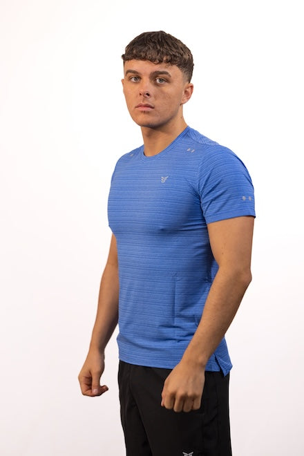 Sea Blue Muscle Fit T-Shirt