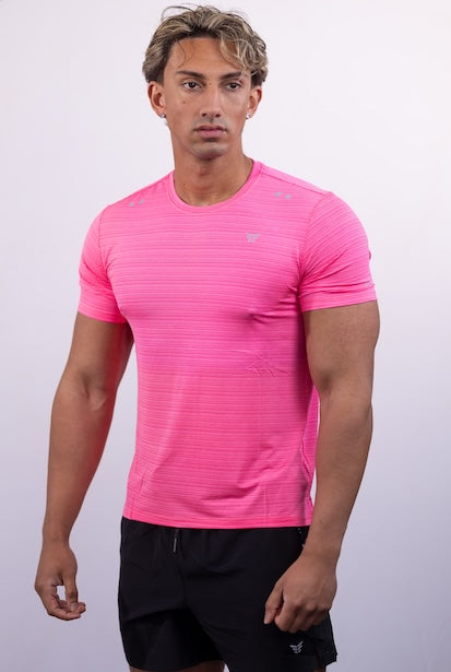 Fuchsia Pink Muscle Fit T-Shirt