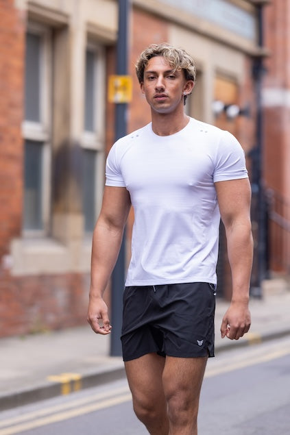 Black Lightweight Athletic Shorts