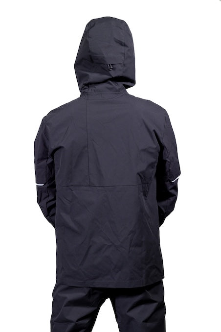 Midnight Black Windbreaker Tracksuit