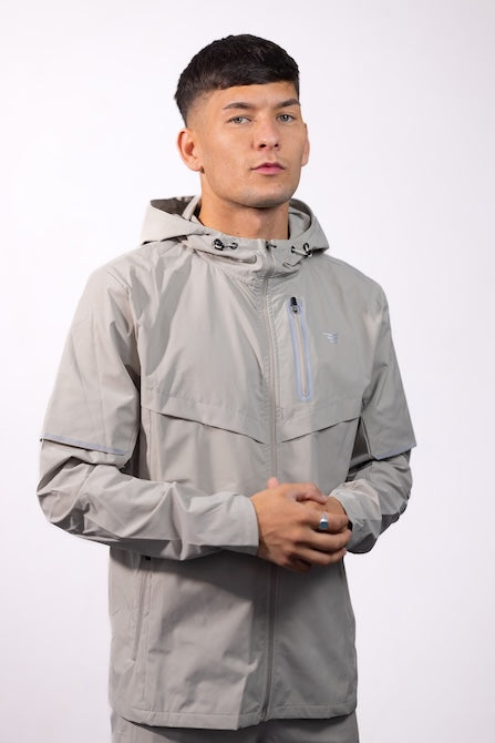 Ivory Cream Windbreaker Tracksuit