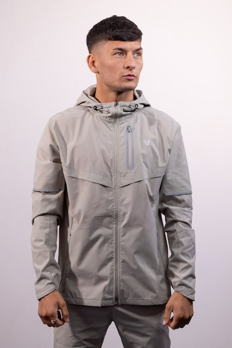 Ivory Cream Windbreaker Tracksuit