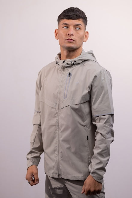 Ivory Cream Windbreaker Tracksuit