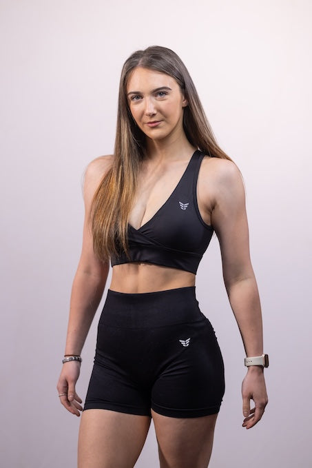 Midnight Black Women's Cycling Shorts