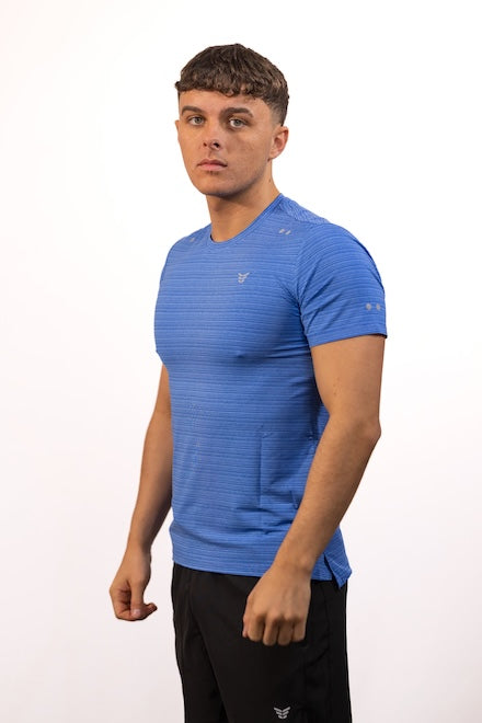 Sea Blue Muscle Fit T-Shirt