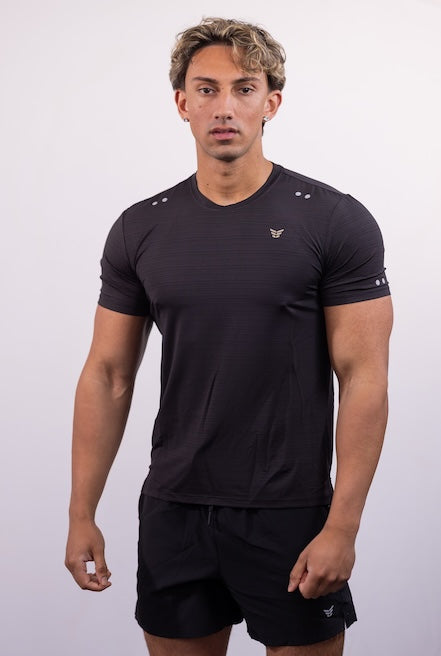 Midnight Black Muscle Fit T-Shirt