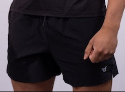 Black Lightweight Athletic Shorts